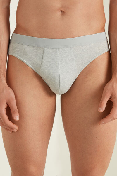 Tezenis Slip in Cotone Elasticizzato Uomo Grigio Tamaño L