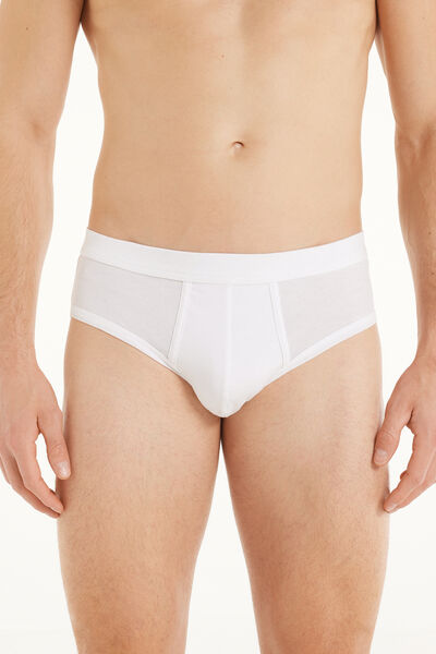 Tezenis Slip in Leggerissimo in Cotone Extrafine Uomo Bianco Tamaño XXL