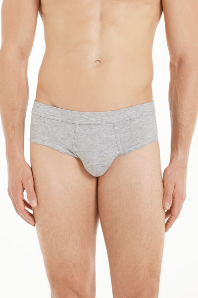 Tezenis Slip in Leggerissimo in Cotone Extrafine Uomo Grigio Tamaño L