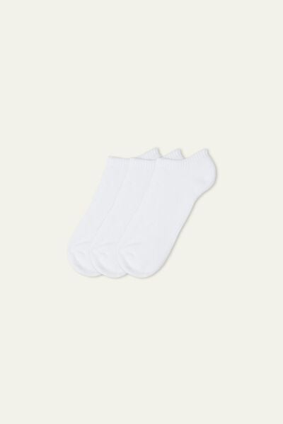 Tezenis 3 X Pedulino Sport Cotone Uomo Bianco