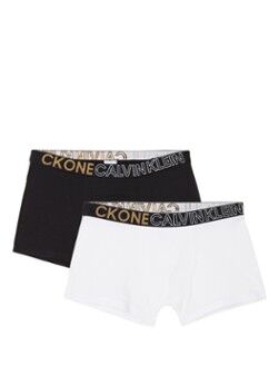 Calvin Klein Boxer met print in 2-pack - Zwart