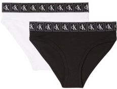 Calvin Klein Slip met logoband in 2-pack - Zwart