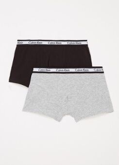 Calvin Klein Boxershorts met logoband in 2-pack - Zwart