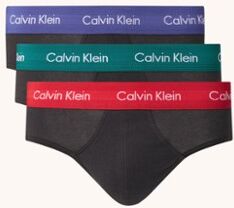 Calvin Klein Boxerslips met logoband in 3-pack - Zwart