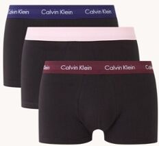 Calvin Klein Boxershorts met logoband in 3-pack - Zwart