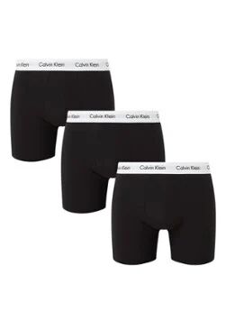 Calvin Klein Boxershorts met logoband in 3-pack - Zwart