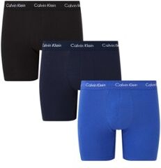 Calvin Klein Boxershorts met logoband in 3-pack - Blauw