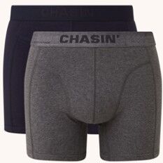 CHASIN' Mylo boxershorts met logoband in 3-pack - Zwart