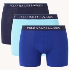 Ralph Lauren Boxershorts met logoband in 3-pack - Blauw