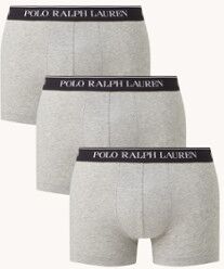 Ralph Lauren Boxershorts met logoband in 3-pack - Grijs