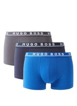 HUGO BOSS Boxershorts met logoband in 3-pack - Blauw