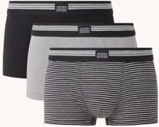 Jockey Boxershorts met logo in 3-pack - Grijs