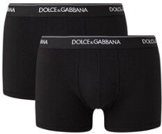 Dolce & Gabbana Boxershorts met logoband in 2-pack - Zwart