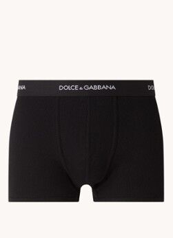 Dolce & Gabbana Boxershort met logoband - Zwart