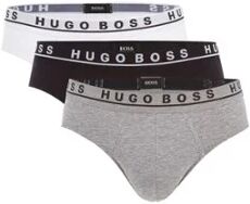 HUGO BOSS Slip met logoband in 3-pack - Wit