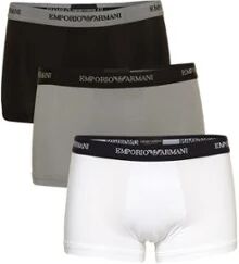 Emporio Armani Trunk boxershorts in uni in 3-pack - Zwart