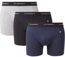 Claesen's Boxershorts in 3-pack - Zwart