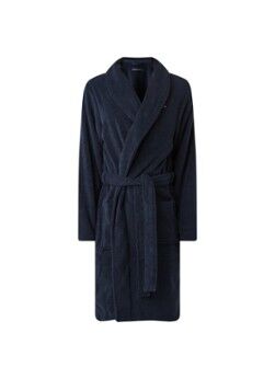 Tommy Hilfiger Icon badjas van katoen - Donkerblauw