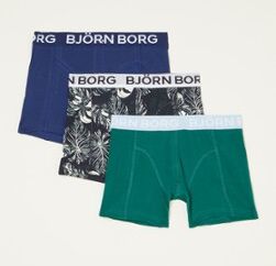 Björn Borg Core boxershorts met logoband in 3-pack - Donkerblauw