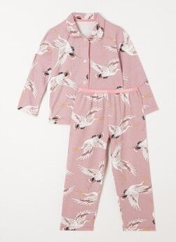 Claesen's Pyjamaset met dierenprint - Oudroze