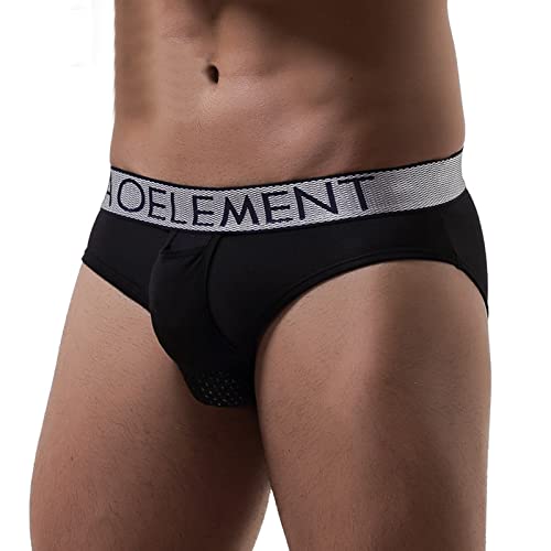 LOIJMK Sexy Onderbroek Scheiding Heren Onderbroek Tora-Onderbroek in Een Ademende Broek Onderbroek Zachte Comfortabele Onderbroek Heren Boxershorts 1, zwart, 4XL