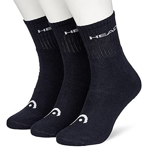 HEAD Uniseks Unixex Short Crew Socks, Donkerblauw, 43-46 EU