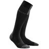 CEP RUN SOCKS 3.0 voor heren   Compressiesok met nauwkeurig drukverloop in zwart/grijs   Maat IV