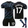 Generic Voetbalshirtset voor kinderen en Aldult voetbalset, voetbalset, voetbalset voor kinderen, lichtgewicht voetbaltrainingspak voor heren en jongens, trainingsshirts, shorts en sokken voor kinderen en