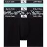 Calvin heren shorts Boxer Slip 3pk, Aquatisch, Polka Niet Prt_aquatic, Blk, XS