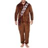 Star Wars Onesie   Chewbacca Onesie voor Heren   Fleece Heren Onesies   Pluizige Pyjama's voor Volwassenen Bruin Small