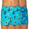 Lousy Livin Set van 2 boxershorts blauw met motief maat S, SizeMap Small, blauw, S