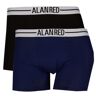 Alan Red 7001 lasting new 7001 lasting new 2 pack boxer Wit Small Male