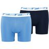 Puma Boxershorts Multi Logo 2-pack Regal Blue / Black