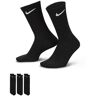 Conjunto de 3 pares de meias Nike Everyday Preto Unisexo - SX7676-010 Preto M unisex