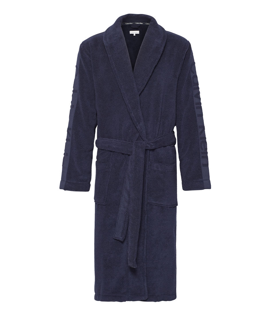 Calvin Klein Nachtmode & Loungewear Robe Blauw