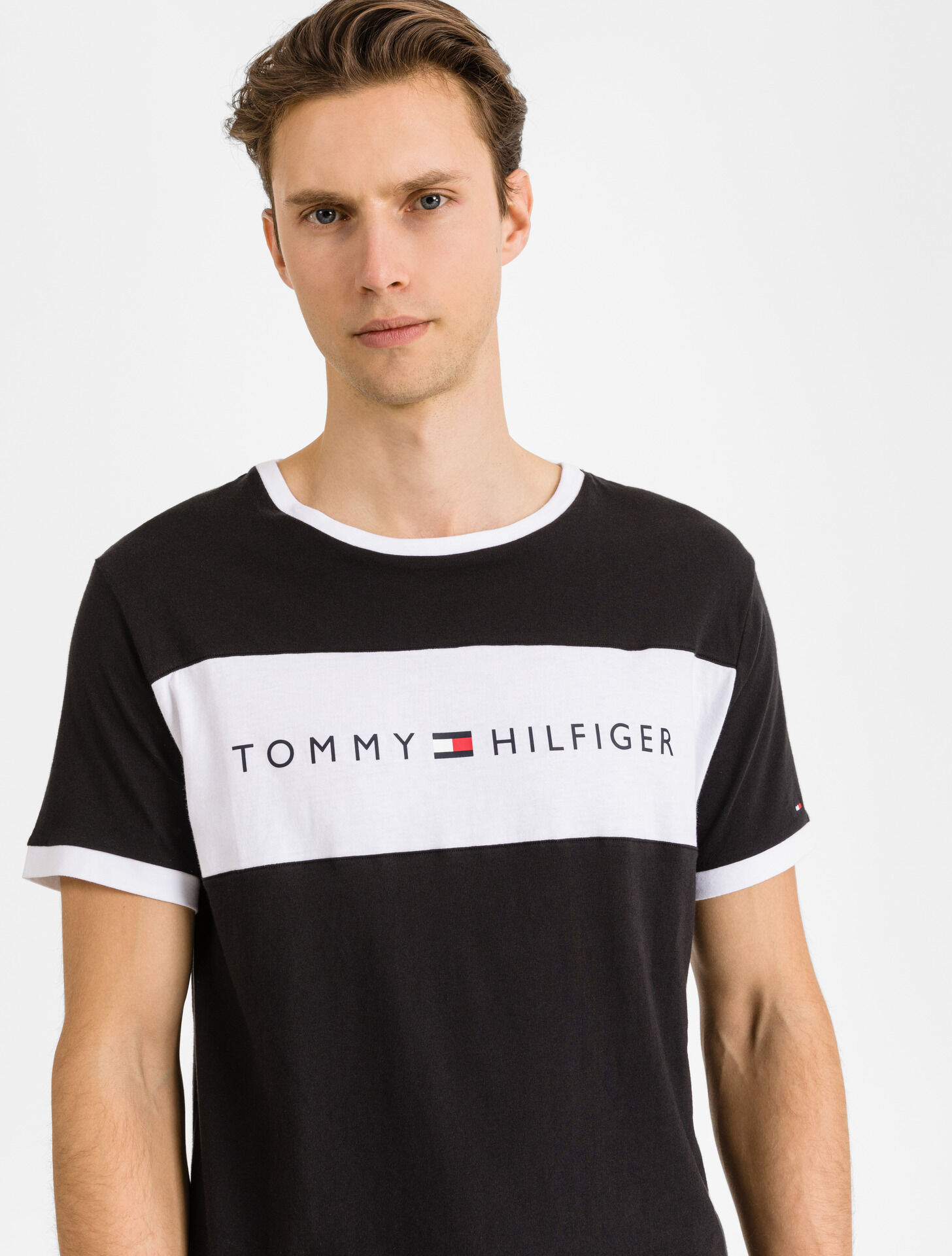 Tommy Hilfiger Sleeping T-shirt zwart Heren Heren