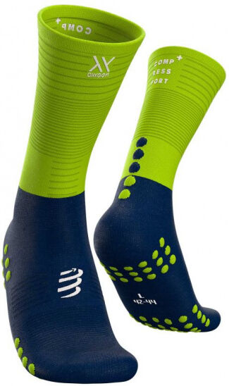 Compressport compressiesokken polyamide groen T4 - Groen