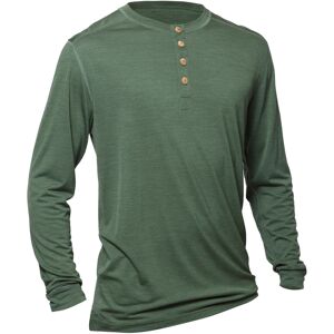 Northern Playground Ms Longsleeve Wool And Silk Green XL