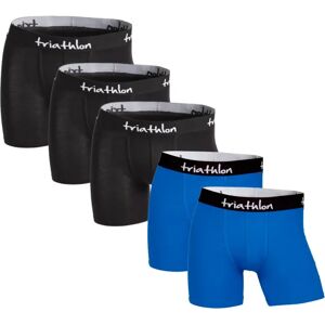 Triathlon Boxershorts Bambus Boxer Shorts Pakke (5 Stk) Sort & Blå L