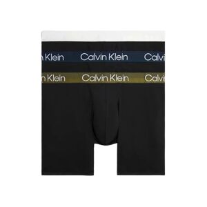 Calvin Boxer Brief 3Pk - B-Vaprs Gry/Dark Olive/Bl Bry Wb XL