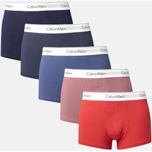 Calvin Trunk Boxershorts 5pk Hvit Male S