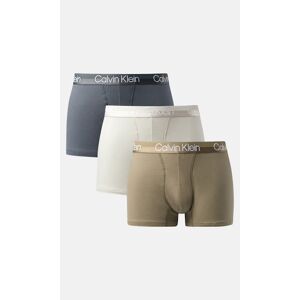 Calvin Trunk Boxershorts 3pk Hvit Male XL