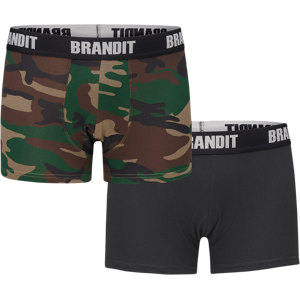 Brandit Boksershorts  Brun-Svart