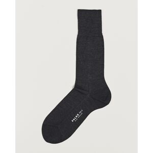 Falke No. 6 Finest Merino & Silk Socks Anthracite Melange