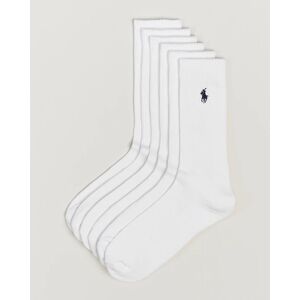 Polo Ralph Lauren 6-Pack Sport Crew Sock White