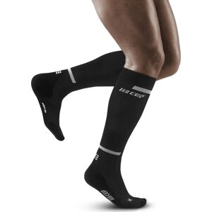 CEP Men's The Run Socks, Tall Black 4, Black