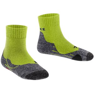 Falke Kids' TK2 Short Trekking Short Socks Lime 35-38, Lime