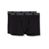 PUMA Men's Basic Boxer 2P Underwear, Black, S