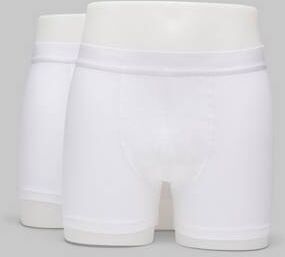 Bread & Boxers Underbukser 2-Pack Boxer Brief Hvit  Male Hvit