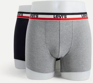 Levi'S Boxershorts Boxer Brief 2-Pk Svart  Male Svart